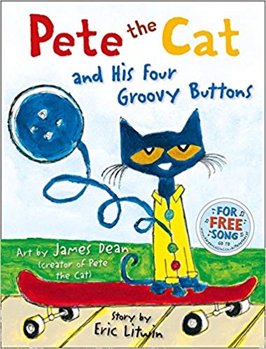 線上外師故事書單：Pete the Cat and His Four Groovy Buttons