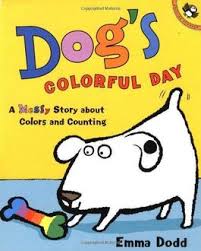 Dog's Colorful Day