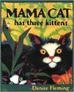 MAMA CAT HAS THREE KITTENS
