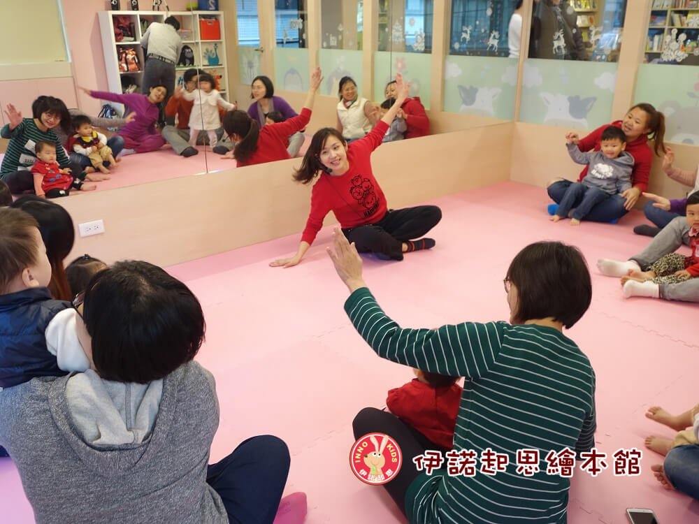 親子律動帶領孩子肢體發展 圖1:親子律動遊戲帶領孩子肢體發展