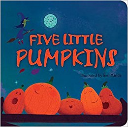 故事英文-Five little pumpkins sitting on the gate